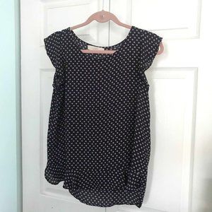 Short Sleeve Silk Blouse
